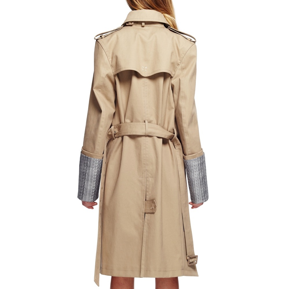 Alexander Wang Beige and Gray Trench Coat - Picture 14 of 16